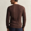 Cotton Cable Knit Crew Neck Sweater