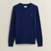 Cotton Cable Knit Crew Neck Sweater