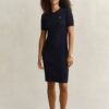 Cotton Cable Knit Dress