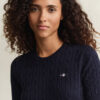 Cotton Cable Knit Dress