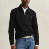 Cotton Cable Knit Half-Zip Sweater