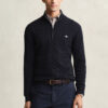 Cotton Cable Knit Half-Zip Sweater