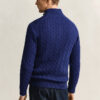 Cotton Cable Knit Half-Zip Sweater