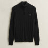 Cotton Cable Knit Half-Zip Sweater
