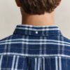 Cotton Linen Checked Shirt