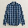 Cotton Linen Checked Shirt