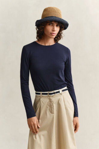 Cotton Long Sleeve T-Shirt