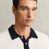 Cotton Modal Polo Sweater