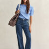 Cotton Short Sleeve Sweater