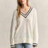 Cotton V-Neck Sweater