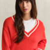 Cotton V-Neck Sweater