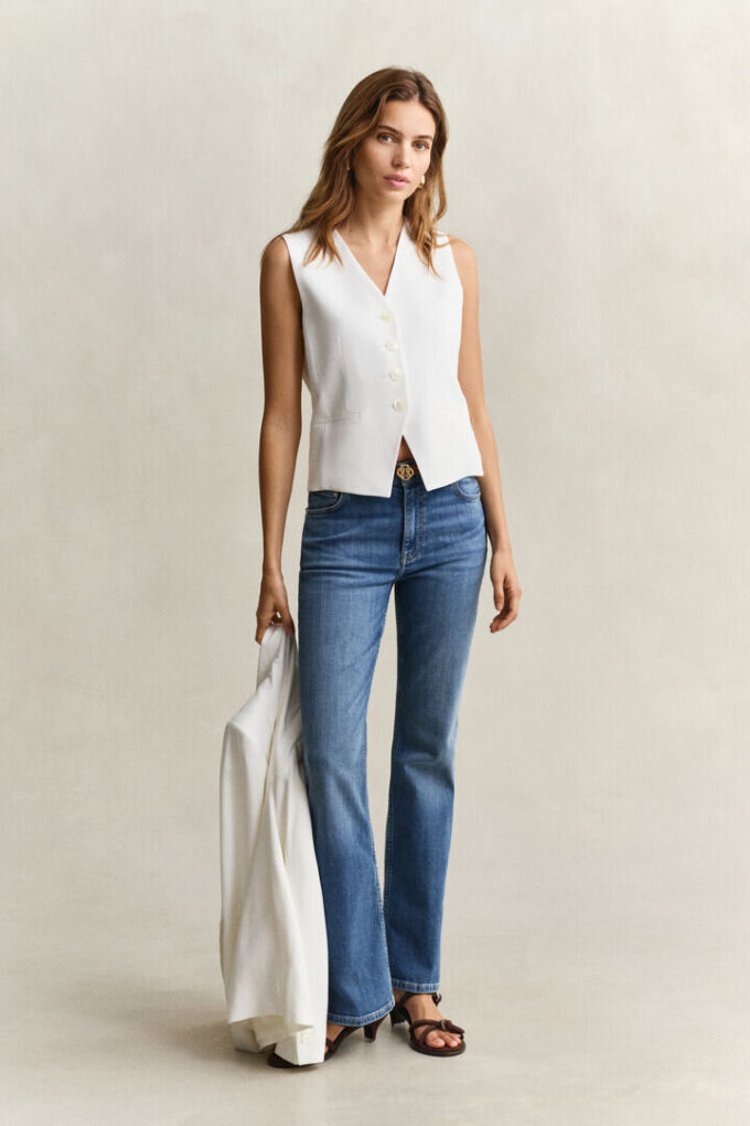 Crepe Vest