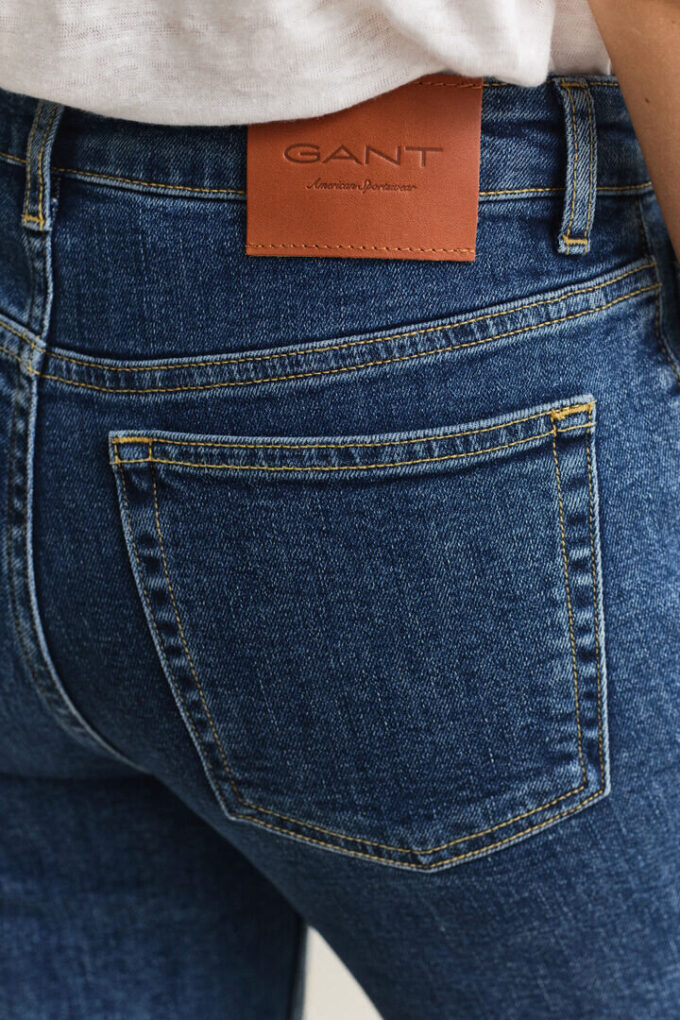 Denim Capri Pants