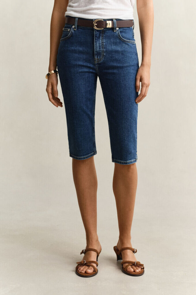 Denim Capri Pants