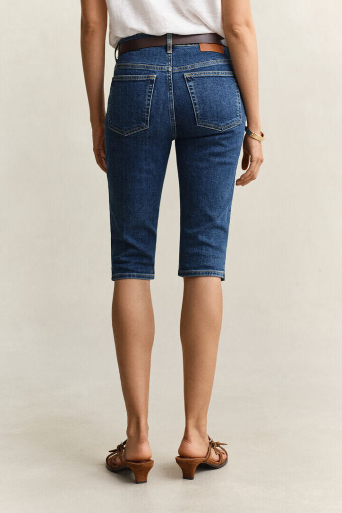 Denim Capri Pants