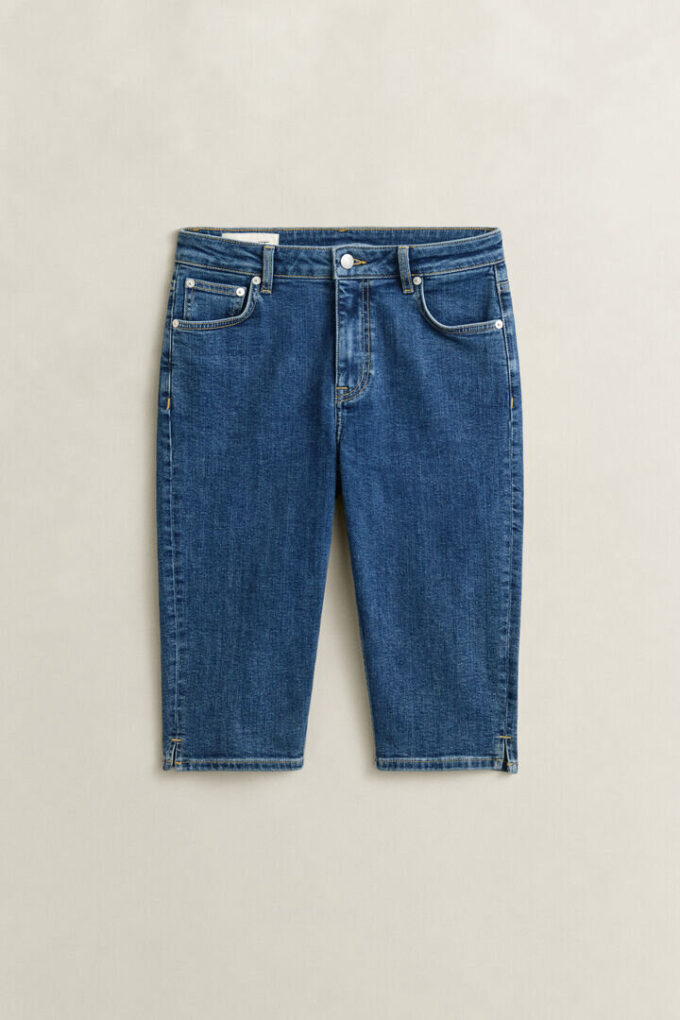 Denim Capri Pants
