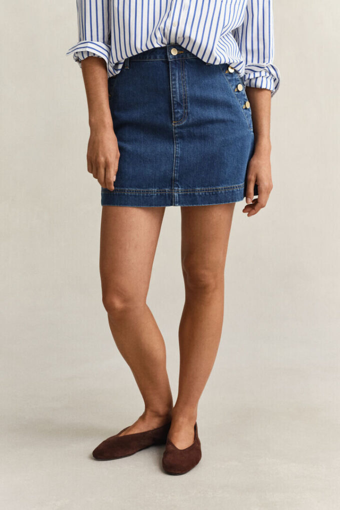 Denim Mini Skirt