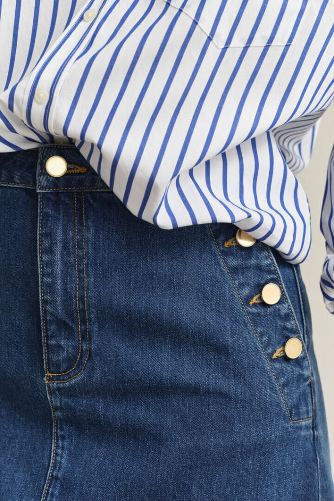 Denim Mini Skirt