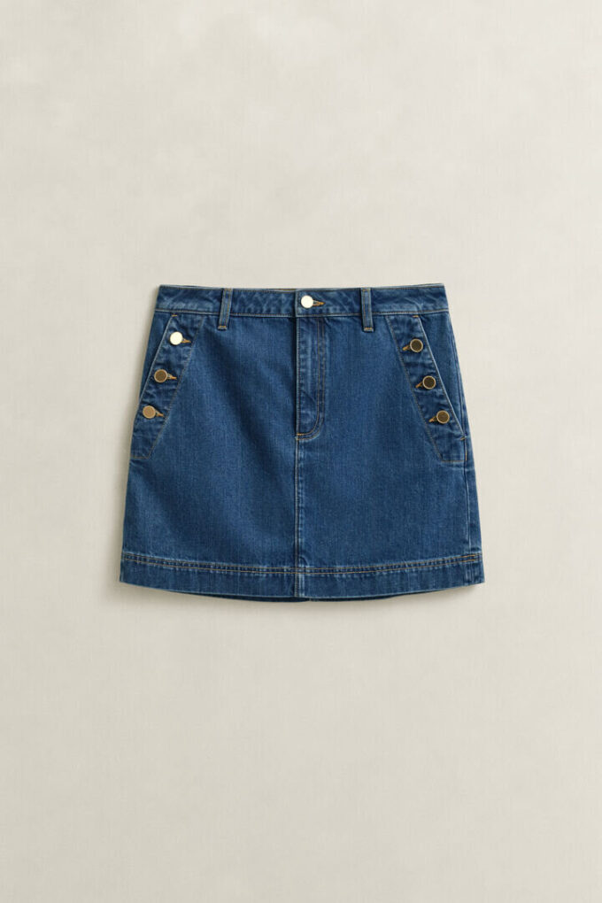 Denim Mini Skirt