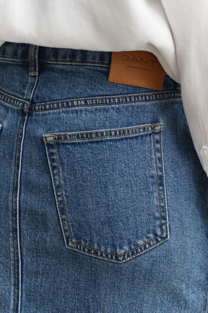 Denim Pencil Skirt