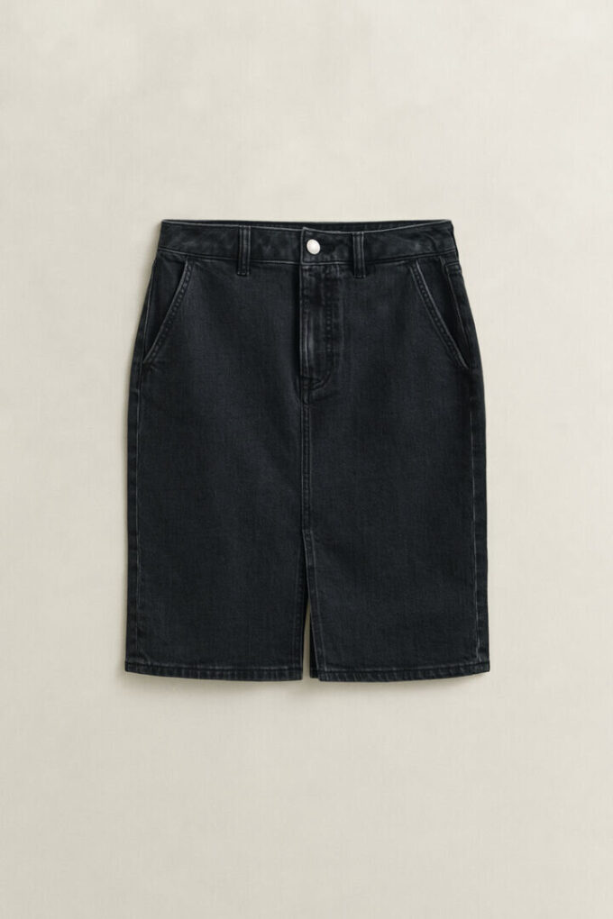 Denim Pencil Skirt