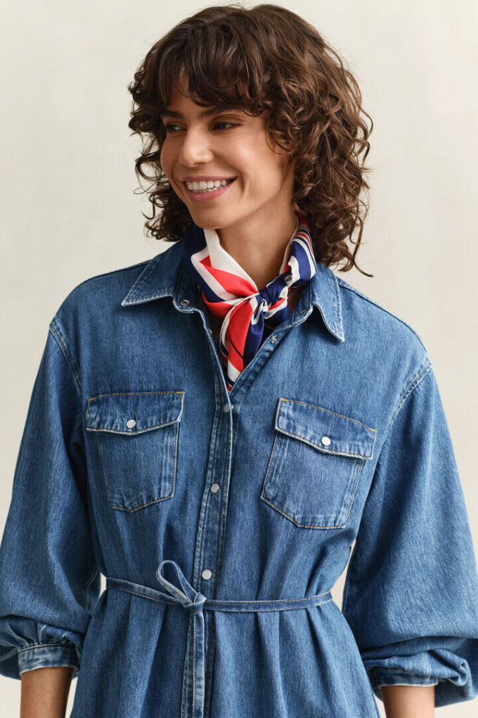 Denim Shirt Dress