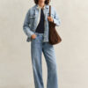 Denim Tie Jacket