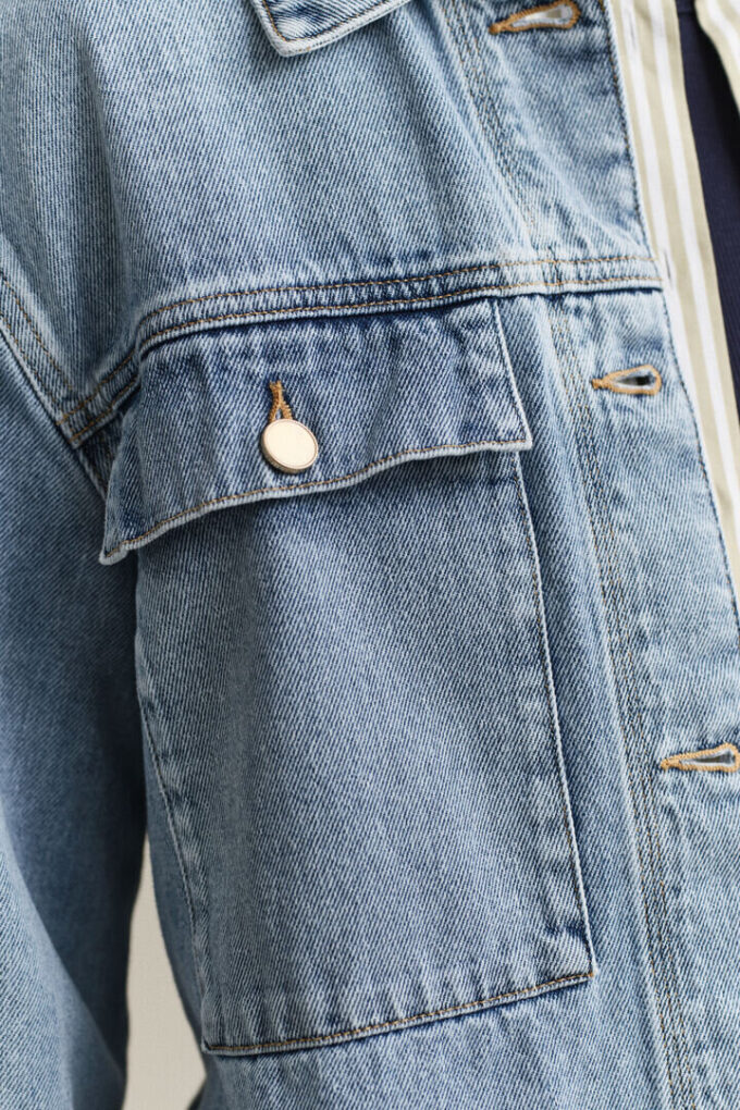 Denim Tie Jacket