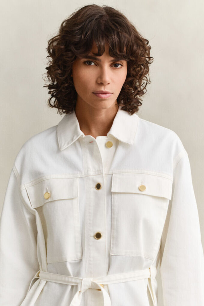 Denim Tie Jacket