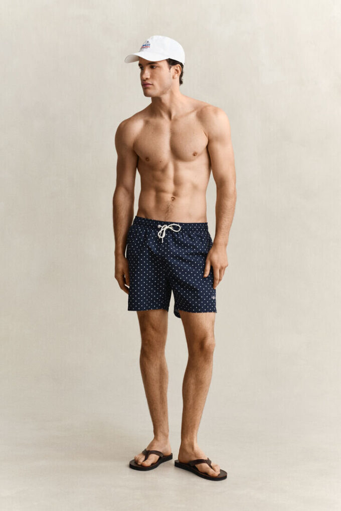 Dot Print Swim Shorts