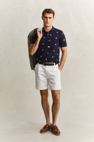 Embroidered Polo Shirt