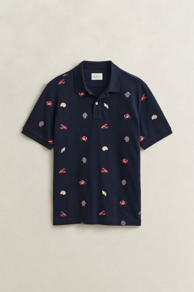 Embroidered Polo Shirt