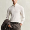 Extra Fine Merino Wool Half-Zip Sweater