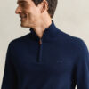 Extra Fine Merino Wool Half-Zip Sweater