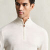 Extra Fine Merino Wool Half-Zip Sweater
