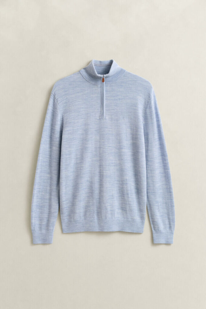 Extra Fine Merino Wool Half-Zip Sweater
