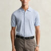 Extra Fine Merino Wool Short Sleeve Polo Sweater