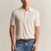 Extra Fine Merino Wool Short Sleeve Polo Sweater