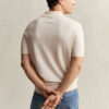 Extra Fine Merino Wool Short Sleeve Polo Sweater