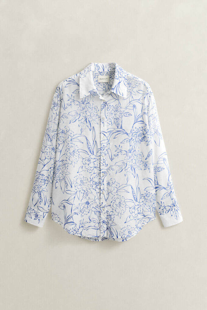 Floral Cotton Silk Shirt