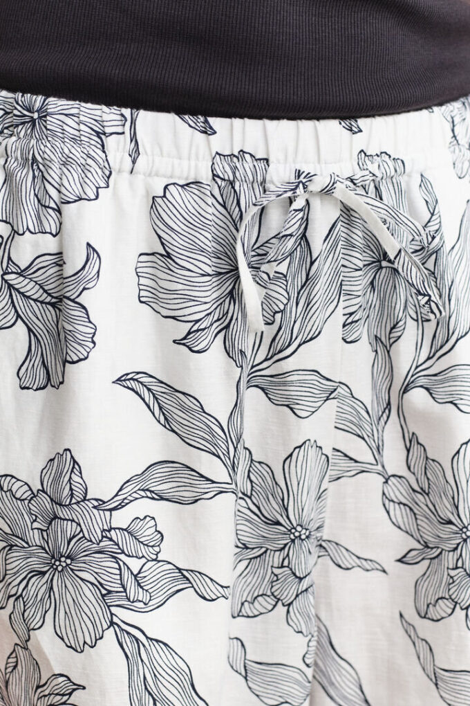 Floral Linen Pants