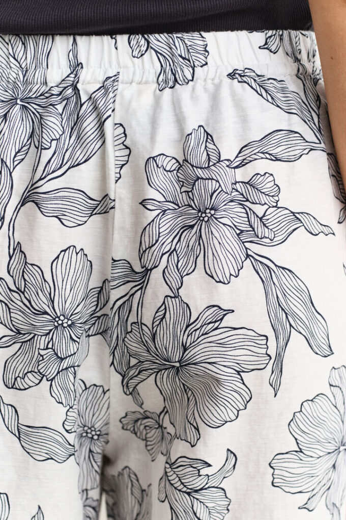Floral Linen Pants