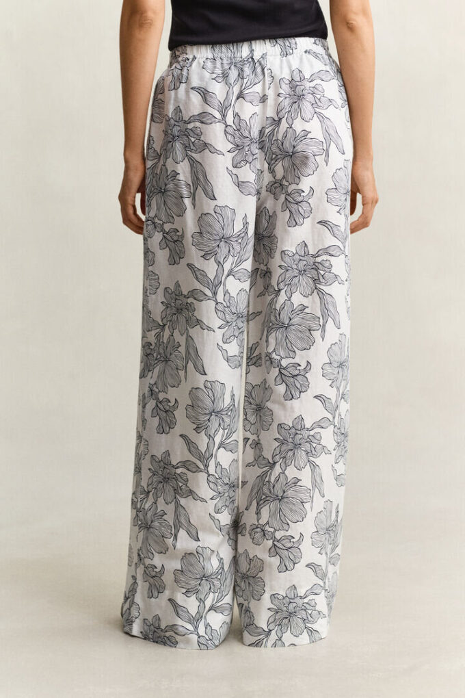 Floral Linen Pants
