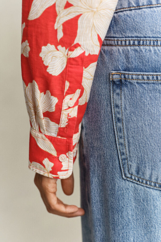 Floral Linen Shirt
