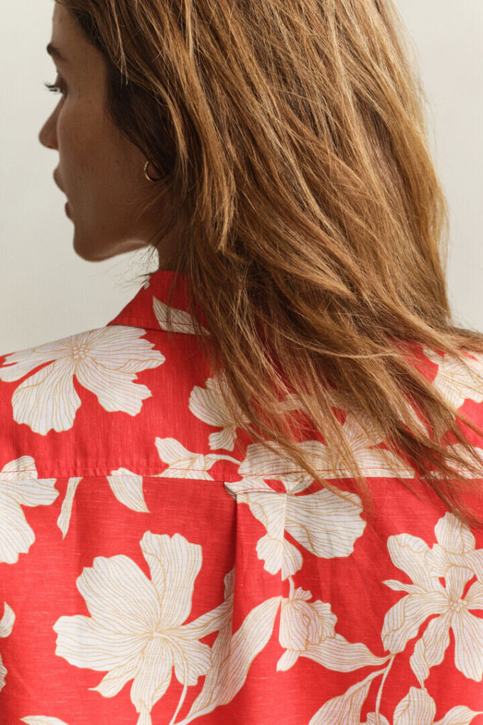 Floral Linen Shirt