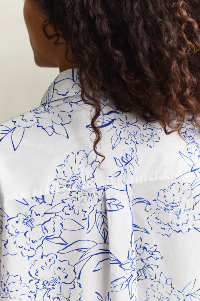 Floral Poplin Shirt