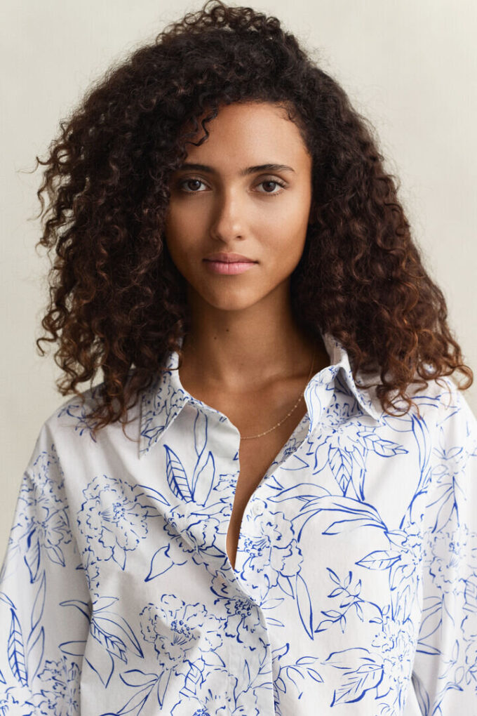 Floral Poplin Shirt