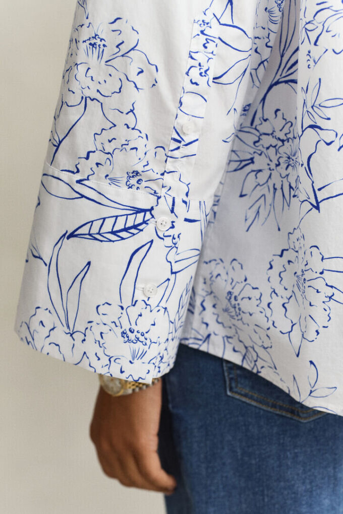 Floral Poplin Shirt
