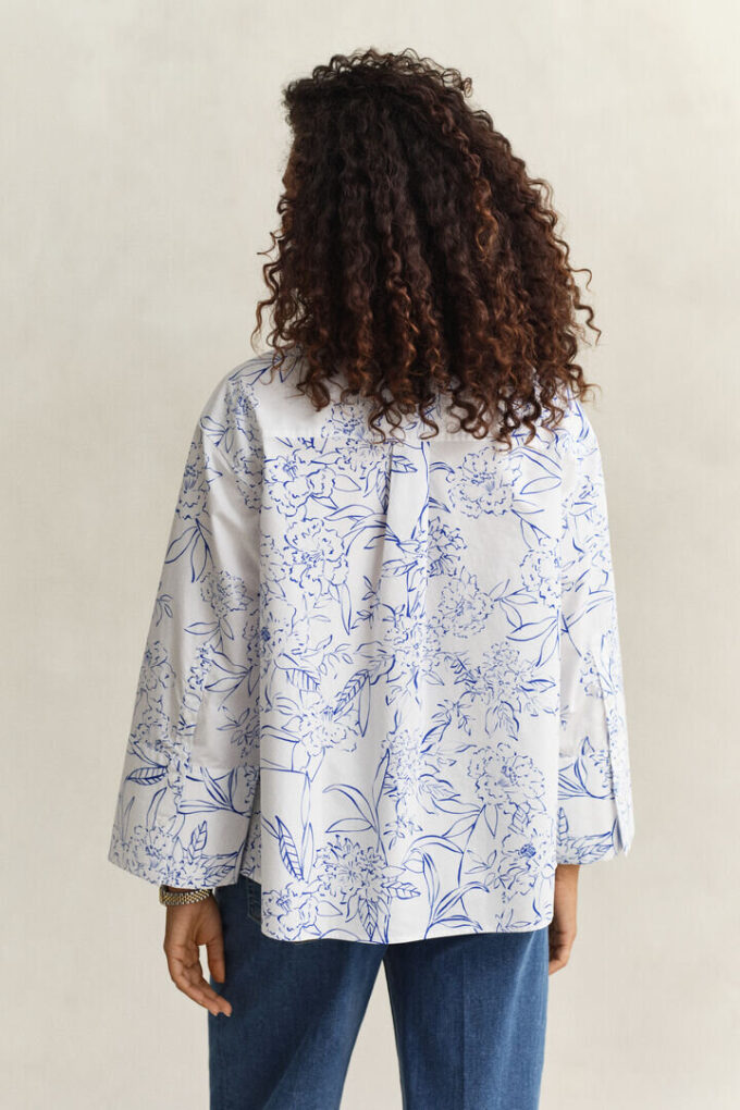 Floral Poplin Shirt