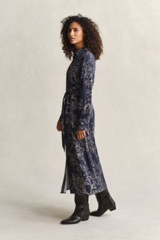 Floral Print Shirt Dress